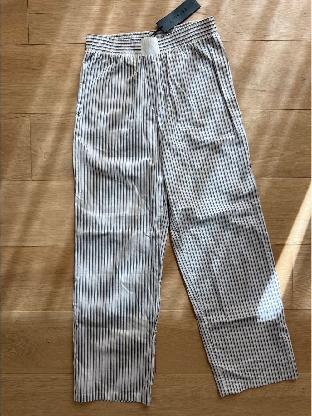 Lioness Cobain Pant Ivory Multi Stripe Wide Leg Pants XS NWT
